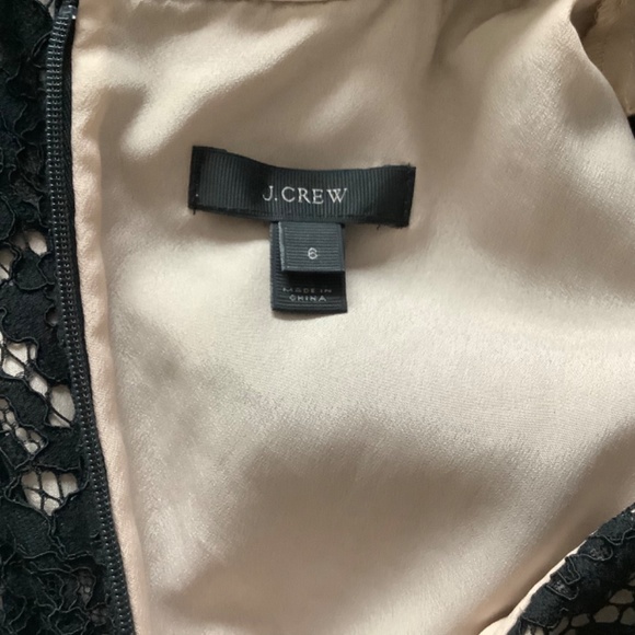 J.Crew black lace dress size 6 - Picture 8 of 14